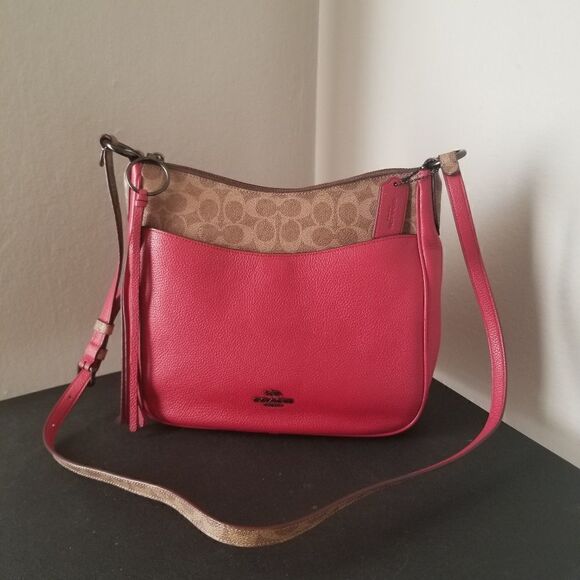 Coach Leather Saddle Crossbody - Picture 1 of 10